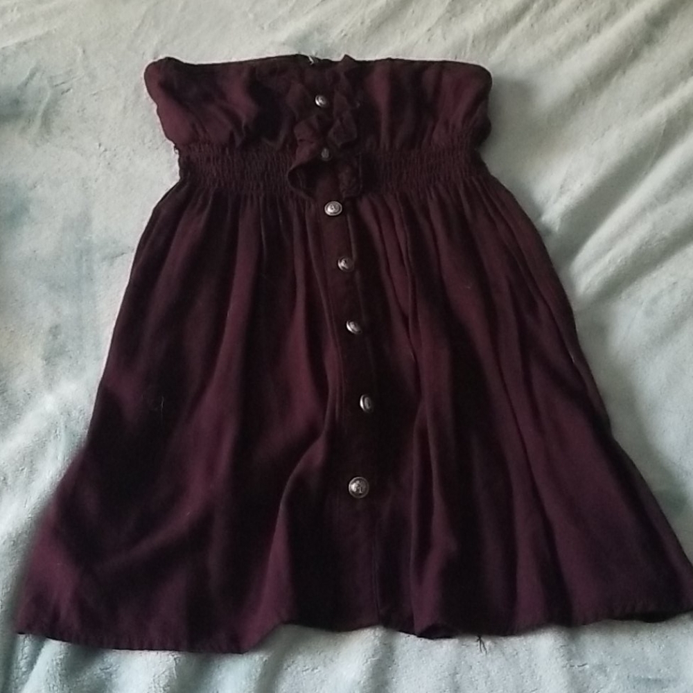 Strapless dress